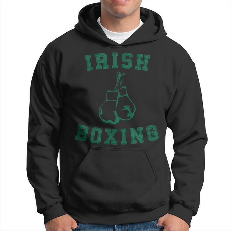 Irish Boxing Green Vintage Distressed Style Hoodie