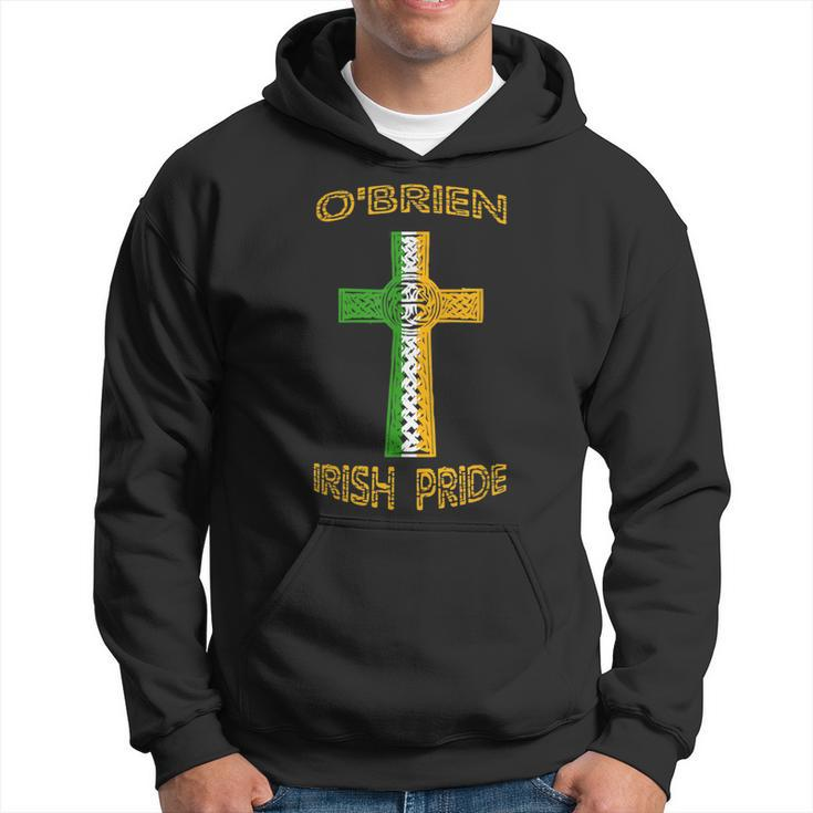 Irish Last Name Obrien Celtic Cross Heritage Pride Hoodie