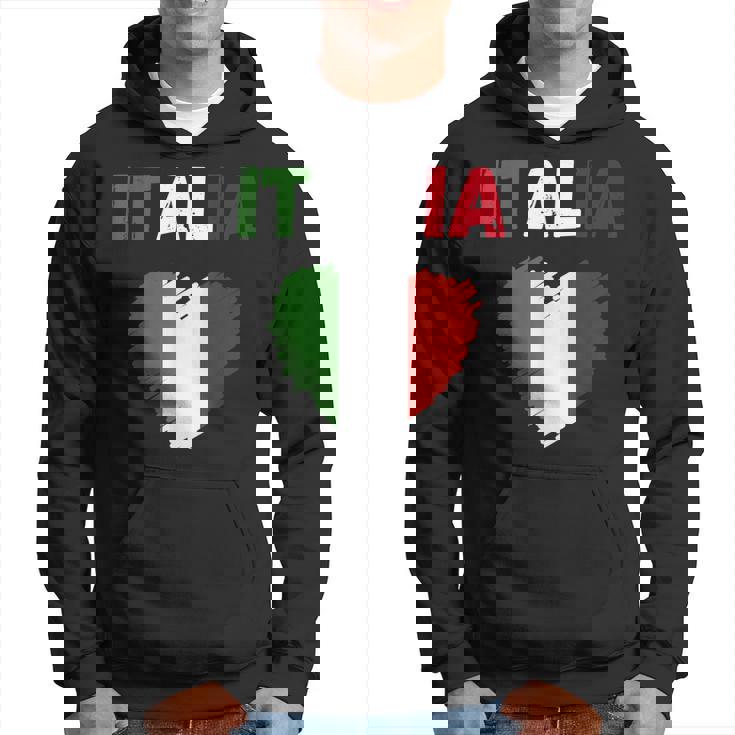 Italy Flag Holiday Italy Heart Italian Flag Hoodie