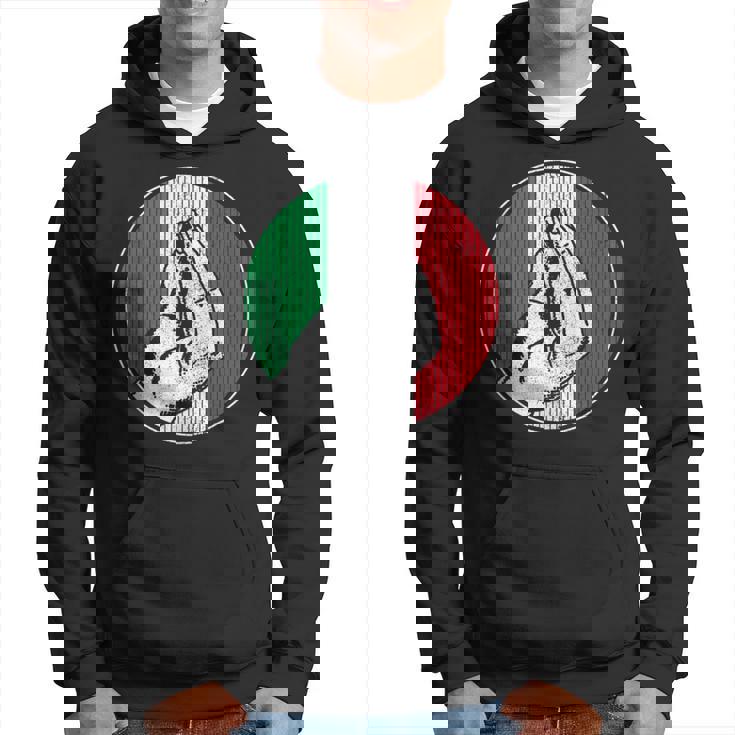 Italy Italian Funny Hand Gesture Flag Pride Fan Soccer Gift Hoodie