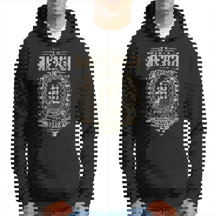It's A Mayorga Thing You Wouldn't Understand Name Vintage Hoodie