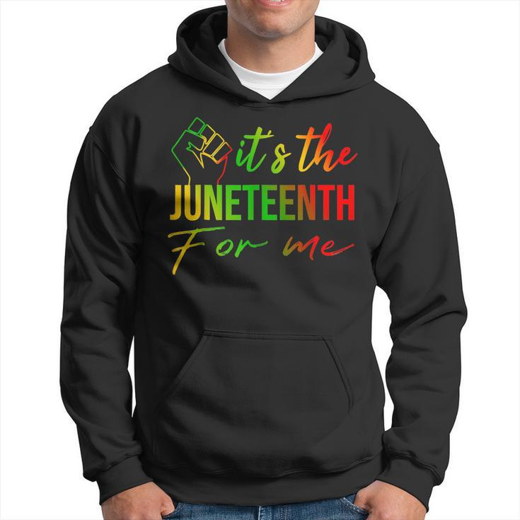 Its The Junenth For Me Free Ish Since 1865 Independence  Hoodie