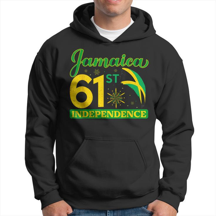 Jamaica 61St Independence Day Celebration Jamaican Flag  Hoodie