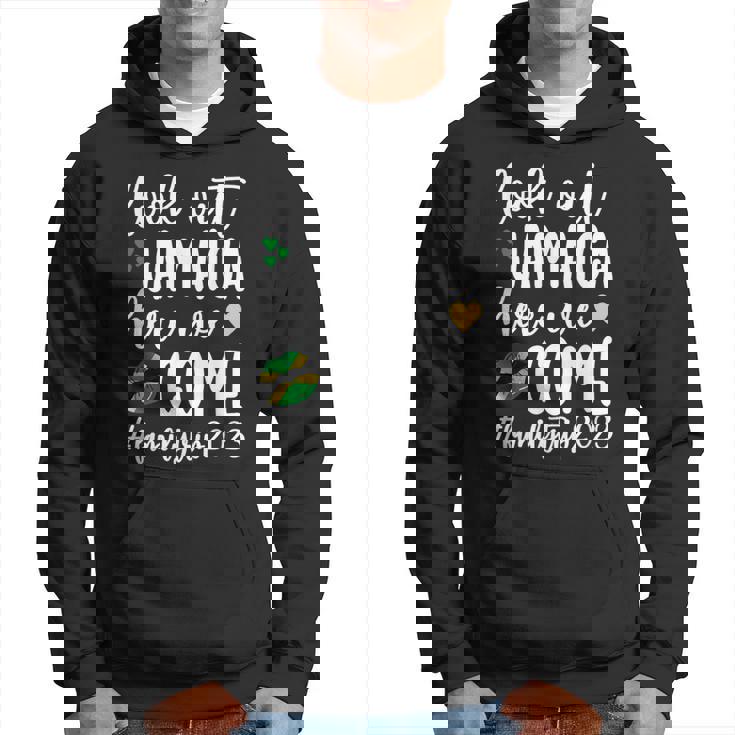 Jamaica Here We Come Family Trip 2023 Vacation Jamaica Hoodie