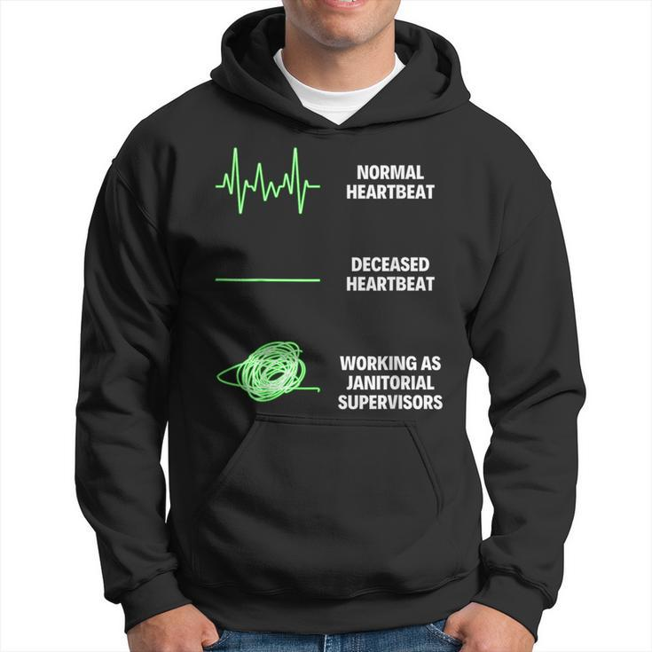 Janitorial Supervisors Job Profession Savvy Cleaner Worker Hoodie