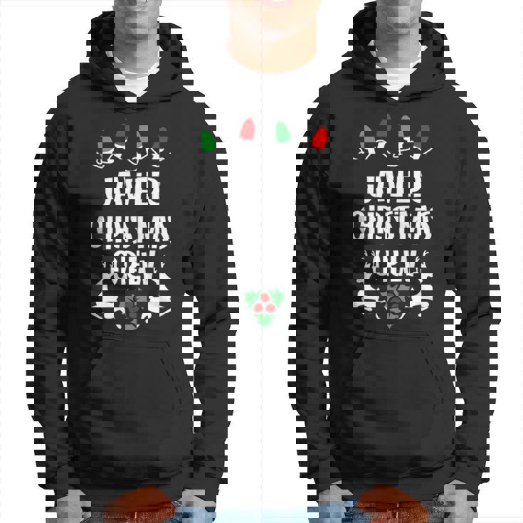 Javier Name Gift Christmas Crew Javier Hoodie