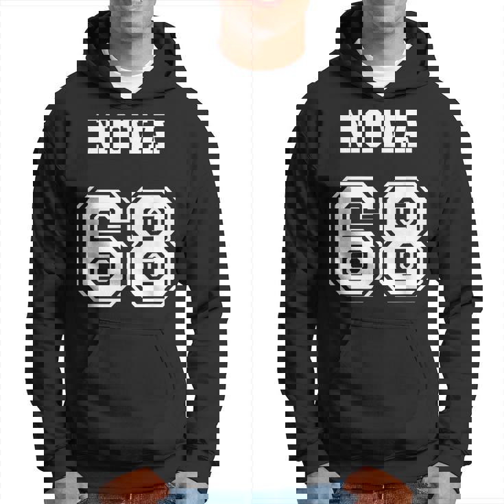 Jersey Style Nova 68 1968 Classic Old School Muscle Car Hoodie