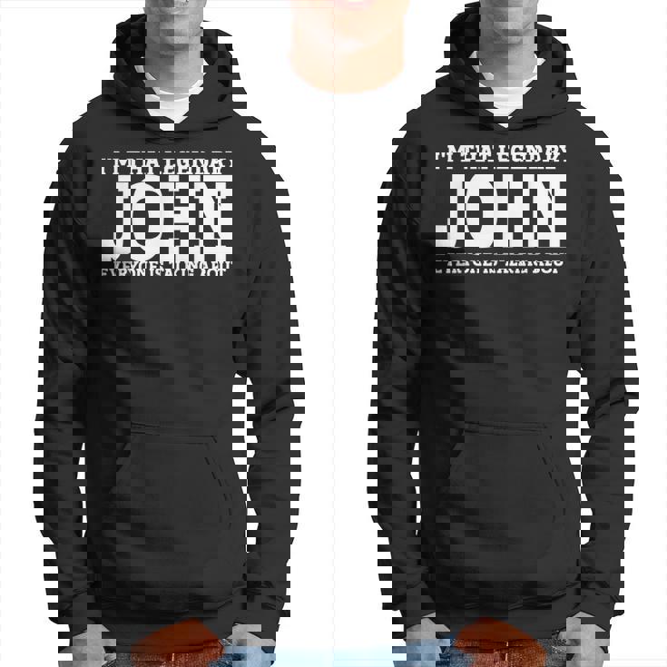 John Personal Name Funny John Hoodie