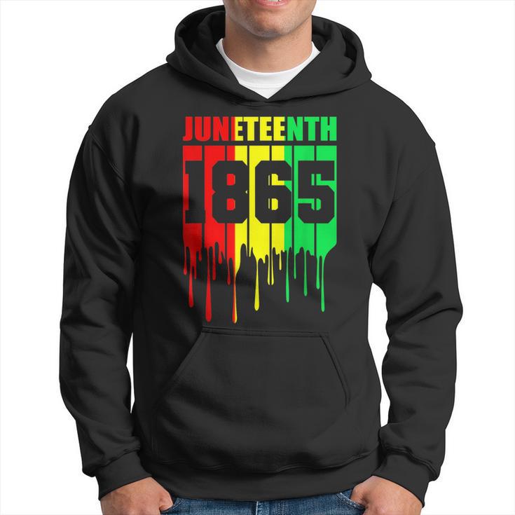 Junenth 1865 African Flag Color Celebrate Junenth Hoodie