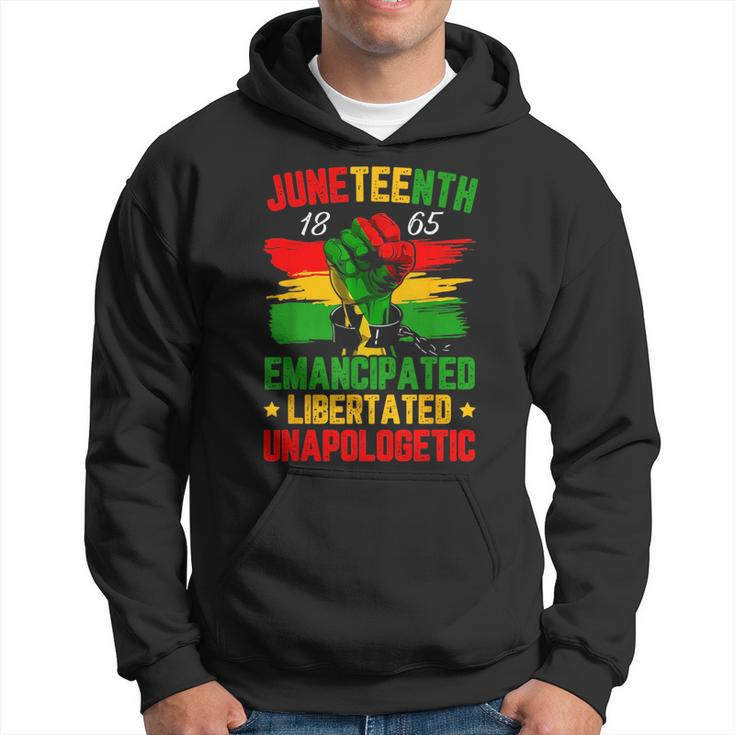 Junenth 1865 Black History African American Freedom Gifts Hoodie