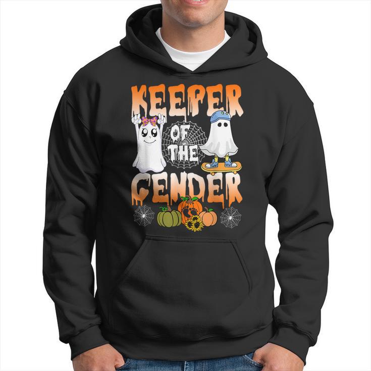 Keeper Of The Gender Halloween Ghost Pumpkin Baby Hoodie