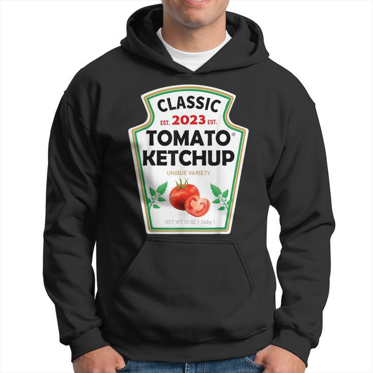Ketchup Costume Matching Couples Groups Halloween Ketchup Hoodie
