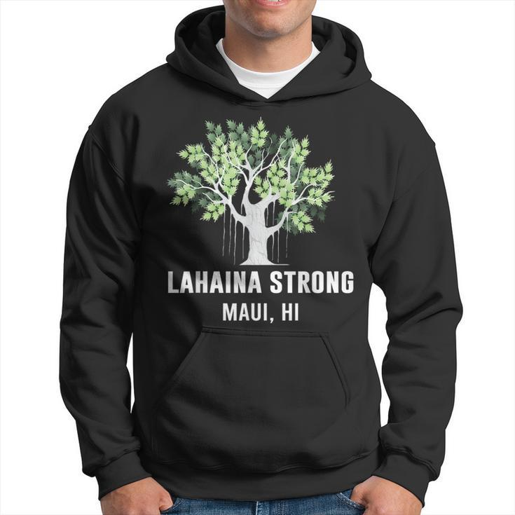 Lahaina Strong Maui Hawaii Old Banyan Tree Hoodie