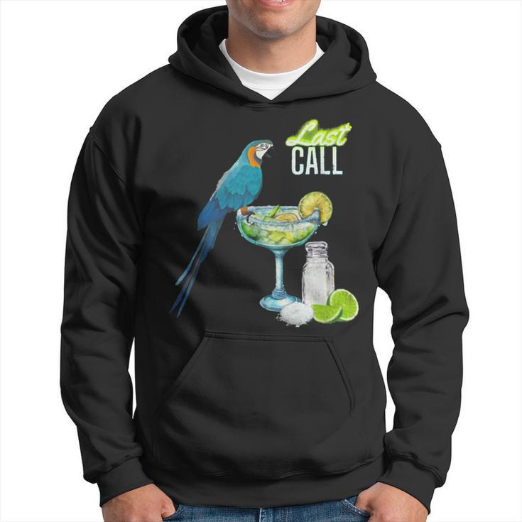 Last Call Parrot Cocktail Vacation Hoodie