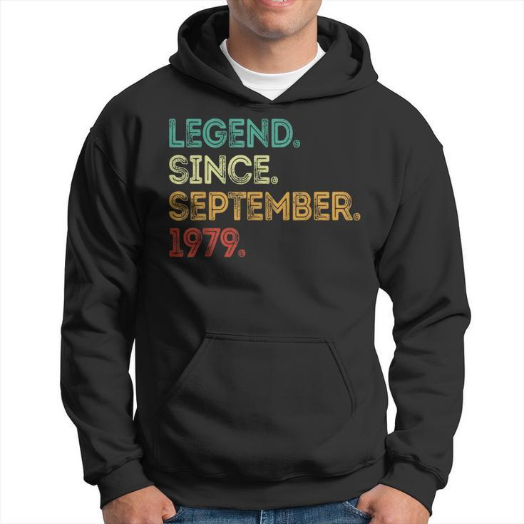 Legend Since September 1979 44Th Birthday 44 Years Old Hoodie