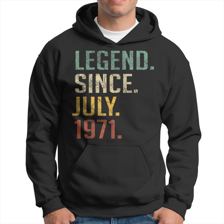Legend Since July 1971 49Th Birthday Gift 49 Year Old Hoodie