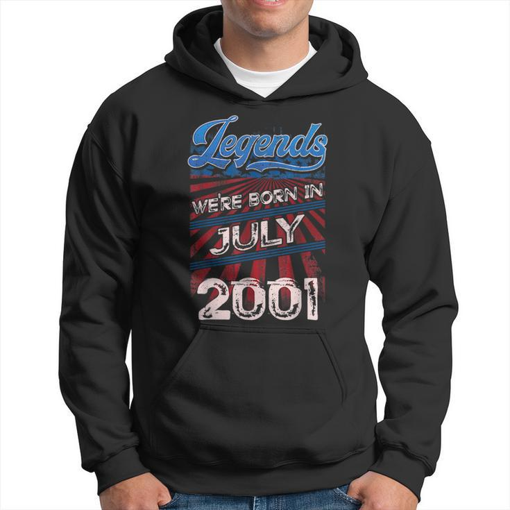 Legends Were Born In July 2001 18Th Birthday Gift Hoodie