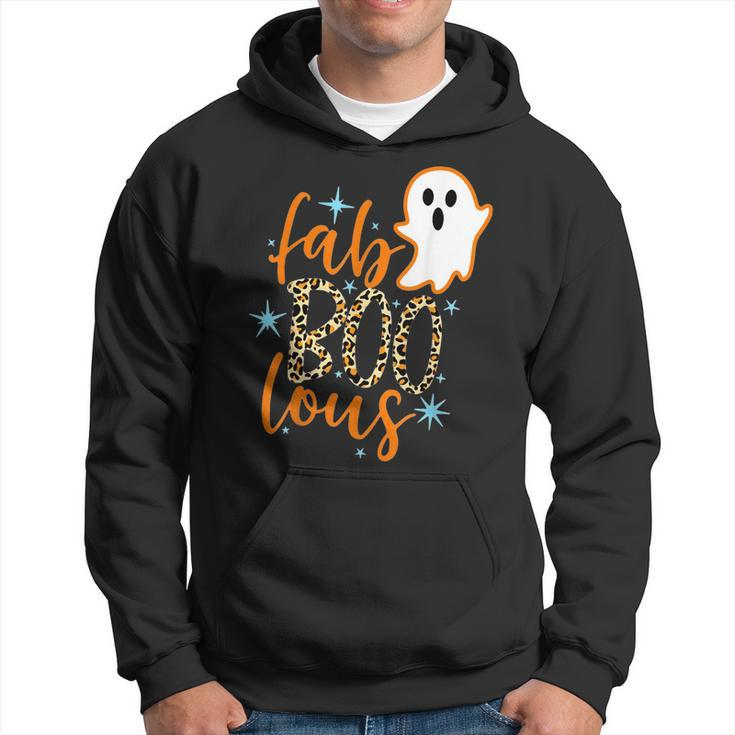 Leopard Fab Boo Lous Boo Ghost Halloween Horror Ghost Halloween  Hoodie