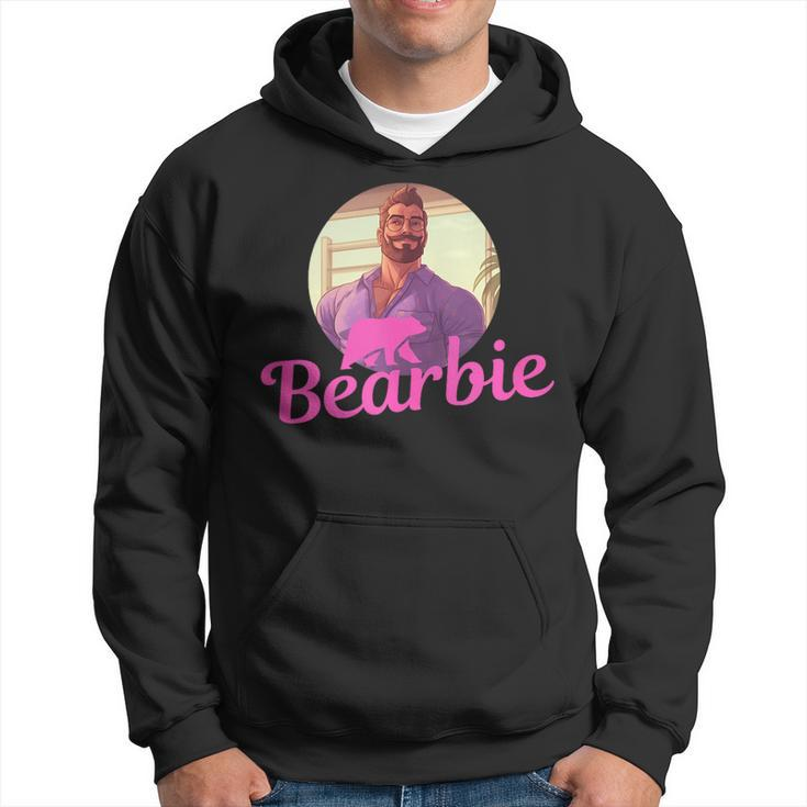 Lgbt Daddy Bearbie Gay Pride Month - Handsome Bear Cub Dad  Hoodie