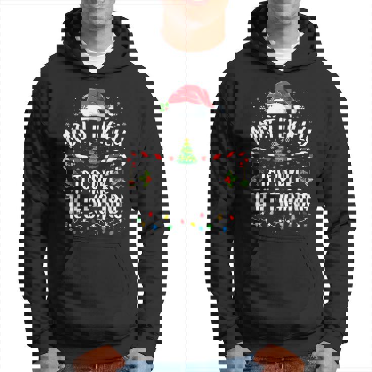 Most Likely To Spike The Eggnog Family Matching Christmas Hoodie
