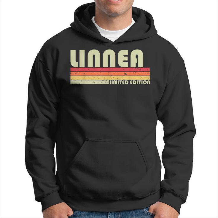 Linnea Name Personalized Retro Vintage 80S 90S Birthday  90S Vintage Designs Funny Gifts Hoodie