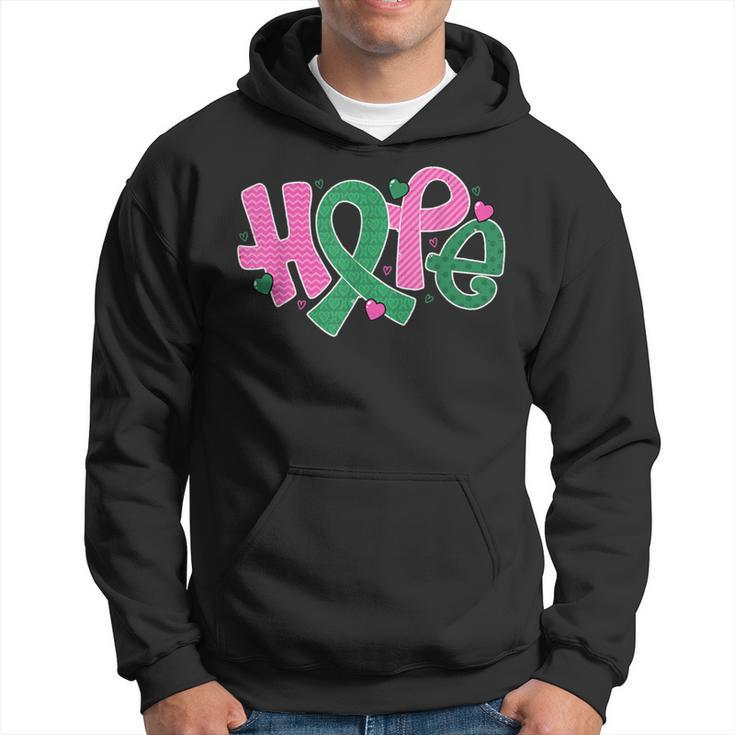 Liver And Breast Cancer Hope October Cancer Awareness Month Hoodie