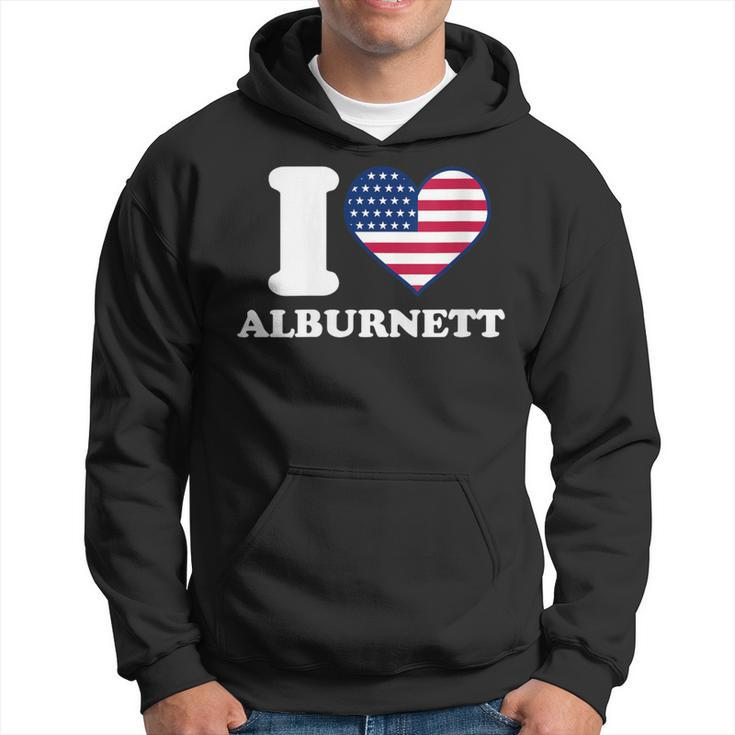 I Love Alburnett I Heart Alburnett Hoodie
