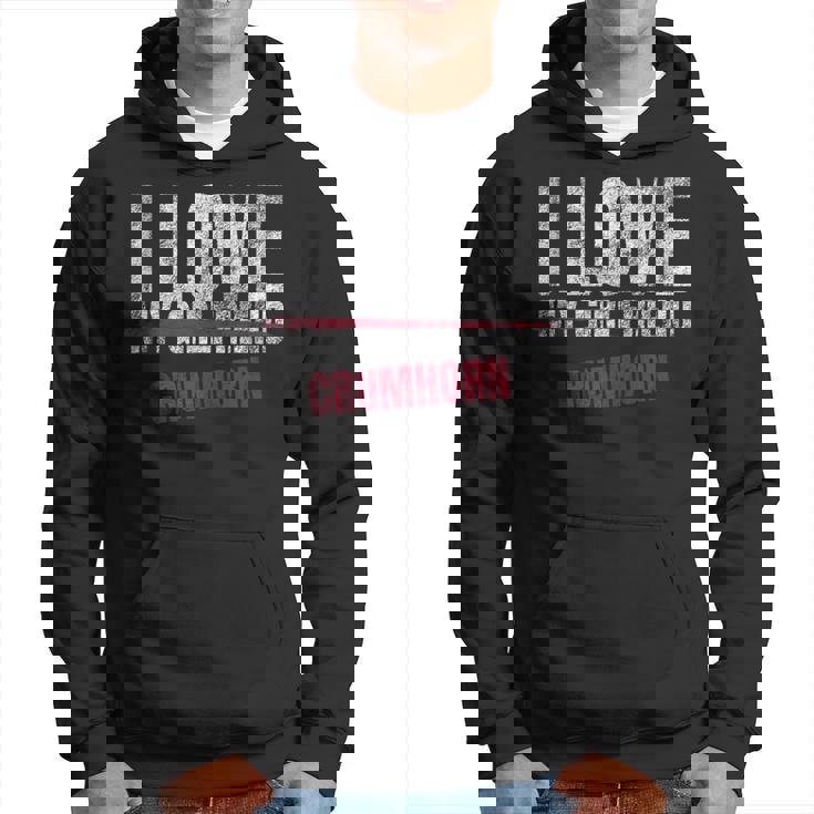 I Love Crumhorn Musical Instrument Music Musical Hoodie