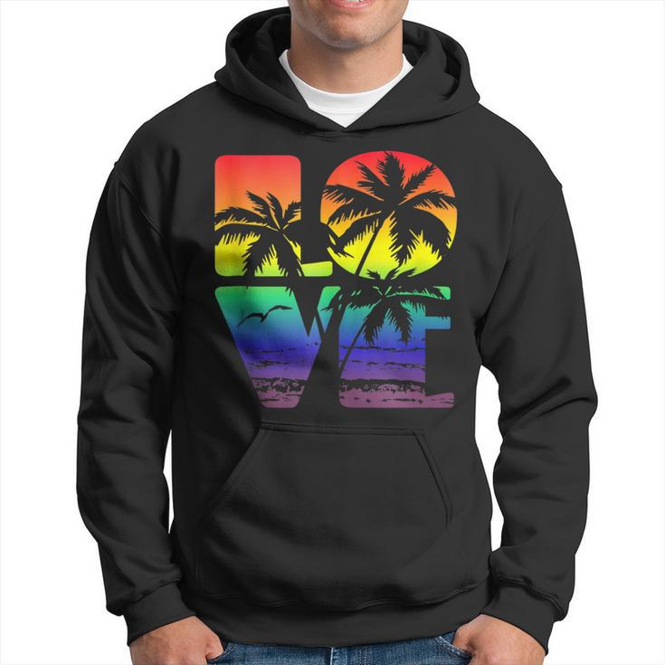 Love Is Love Gay Pride Lgbt Beach  Hoodie