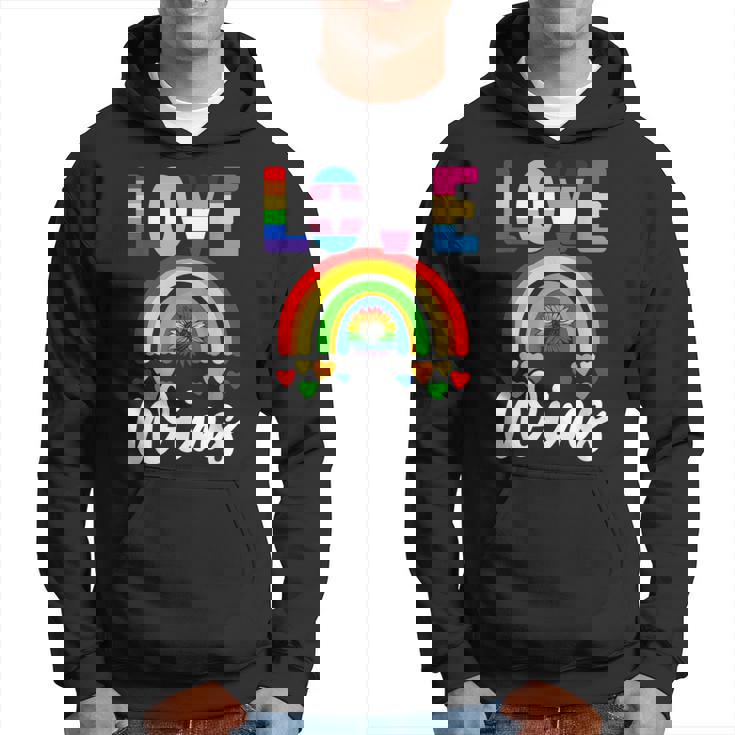 Love Wins Lgbtq Pride & Gay Love Pride Parade Hoodie Love Wins Lgbtq Pride & Gay Love Pride Parade Hoodie