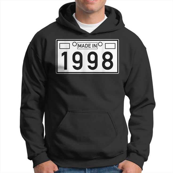 Made In 1998 Car Lover Birthday Gift Design Hoodie