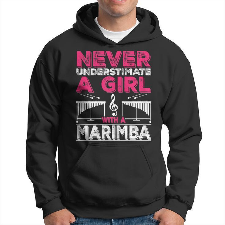 Marimba Player Never Underestimate A Girl With A Marimba Hoodie