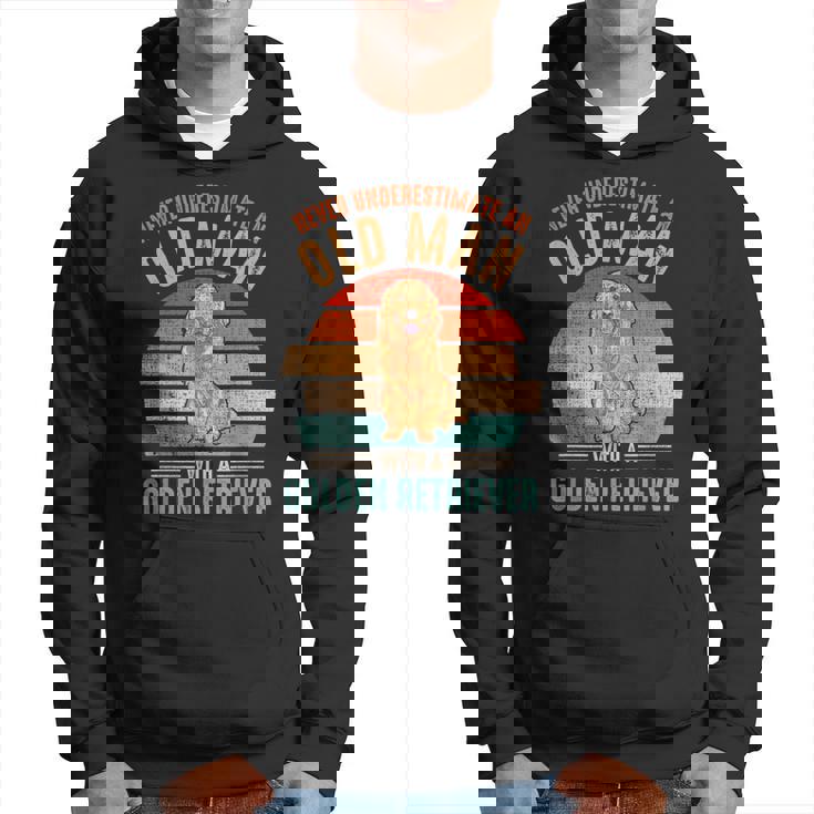 Mb Never Underestimate An Old Man With Golden Retriever Hoodie