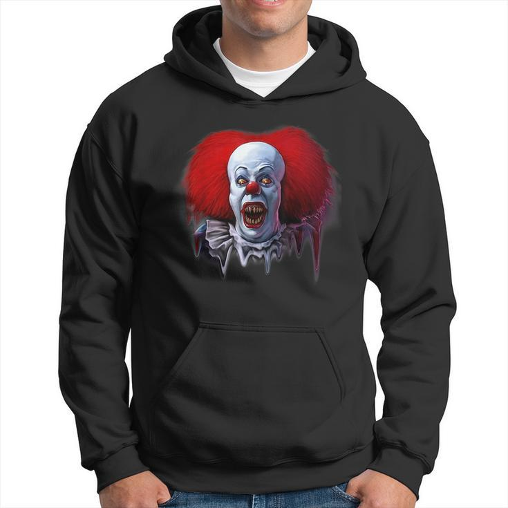 Melting Clown Scary Horror Hoodie