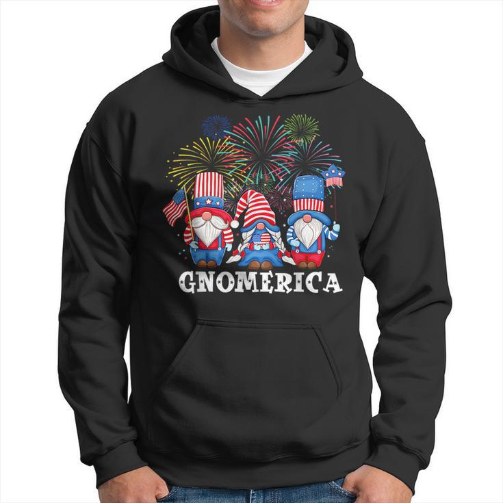 Merica Gnome 4Th Of July Funny Patriotic Gnomes American Usa Hoodie
