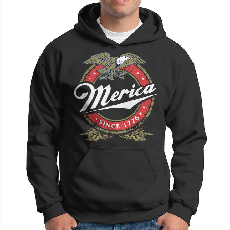 Merica Since 1776 Funny 4Th Of July Merica Since 1776  Hoodie