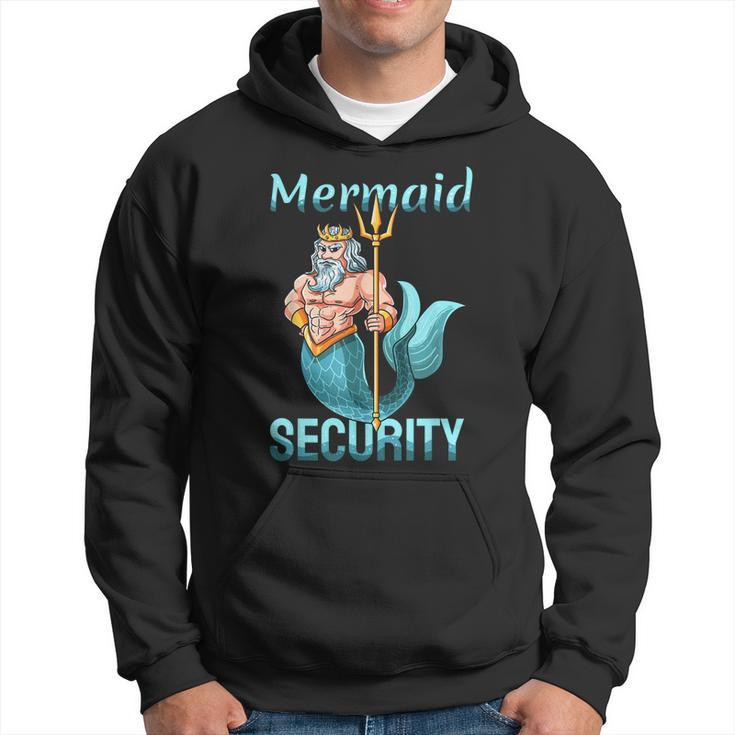 Mermaid Security | Gift For Grandpa Dad Brother Men  Hoodie