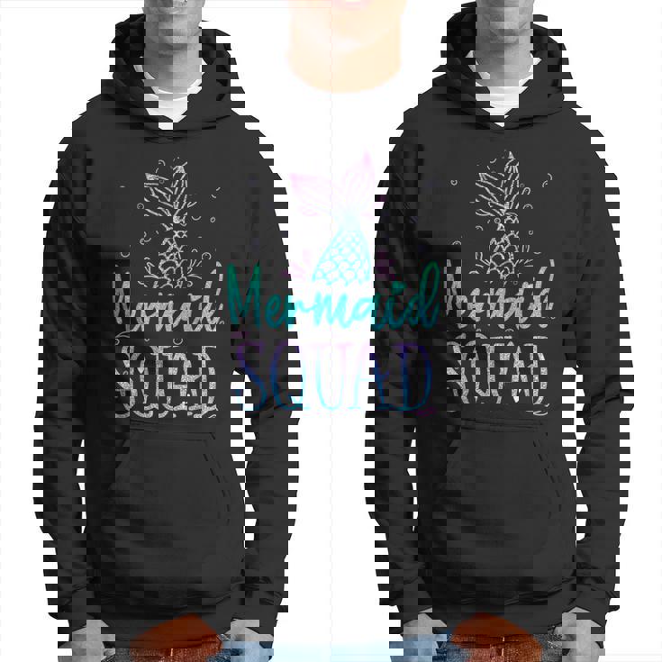 Mermaid Squad Birthday Mermaid Tail Squad Family Matching  Hoodie