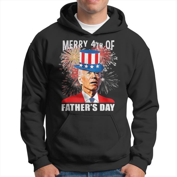 Merry 4Th Of Fathers Day July 4Th America Joe Biden Usa   Hoodie