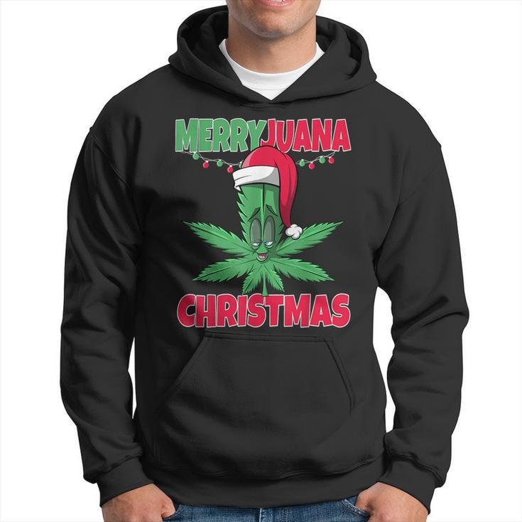 Merryjuana Christmas Marijuana Weed Christmas Hoodie
