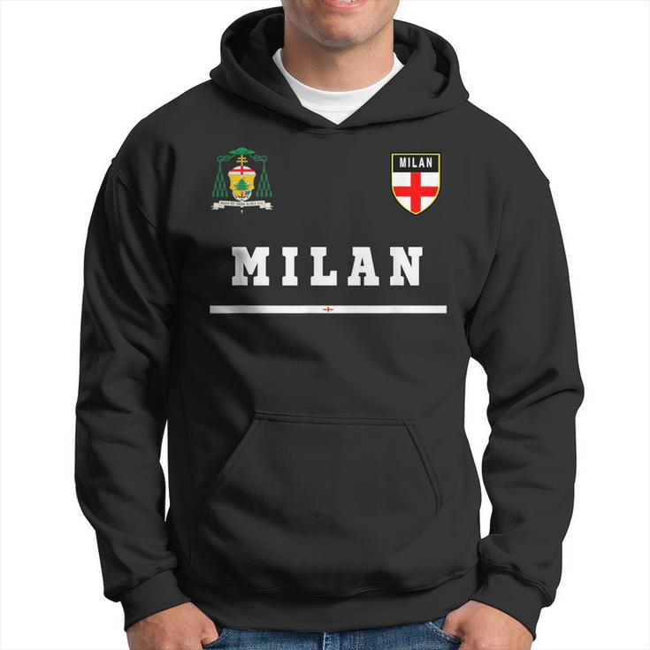 Milan SportSoccer Jersey Flag Football Italy Hoodie