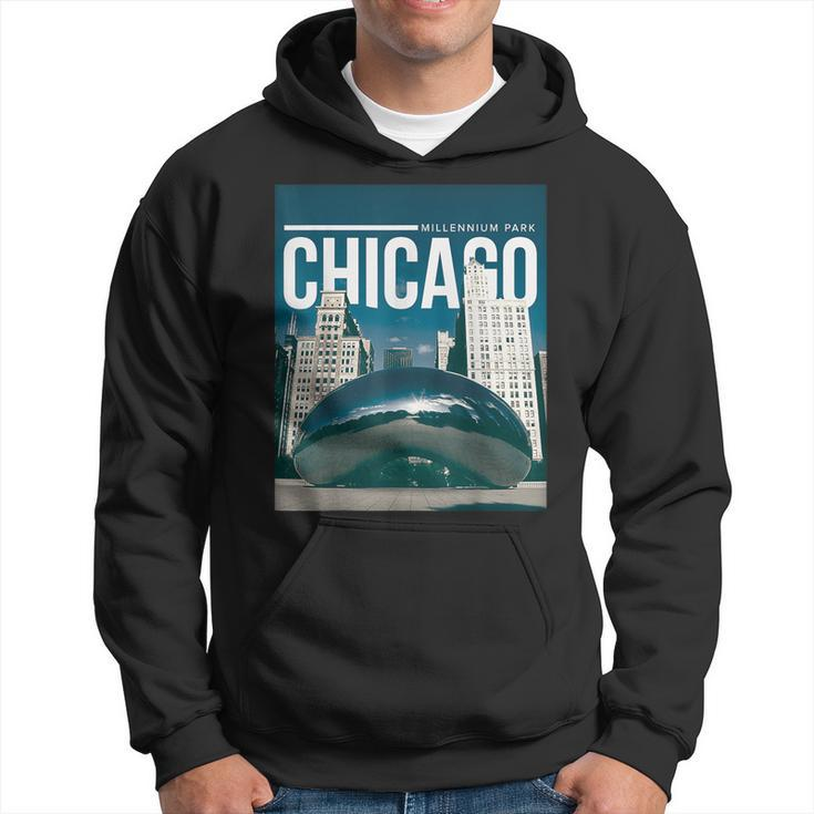 Millennium Park Bean May The Clout Be With Chicago Poster Hoodie