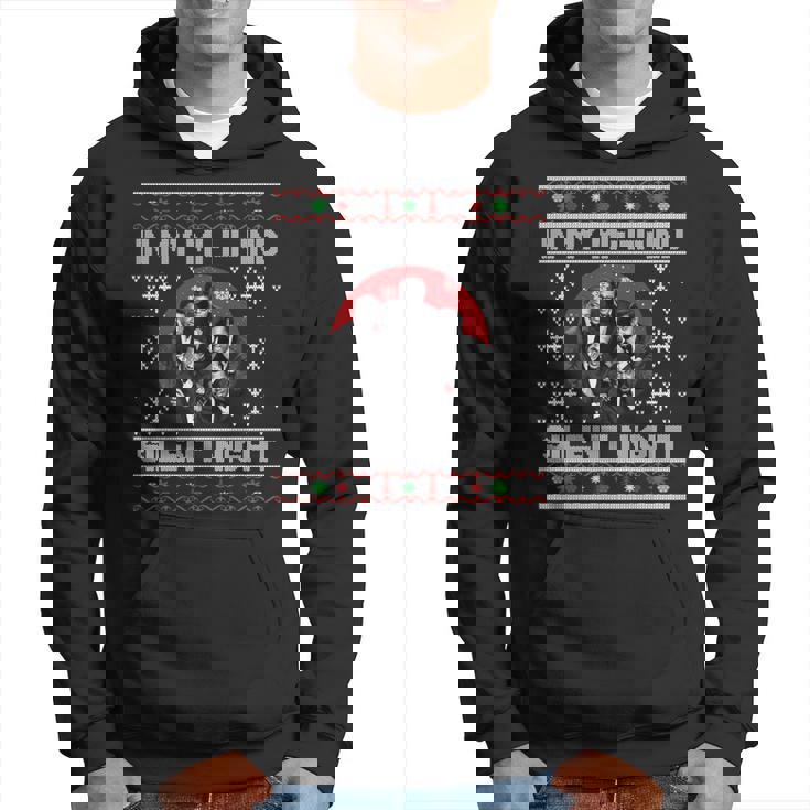 In My Mind Silent Night Ugly Christmas Xmas Family Sweater Hoodie