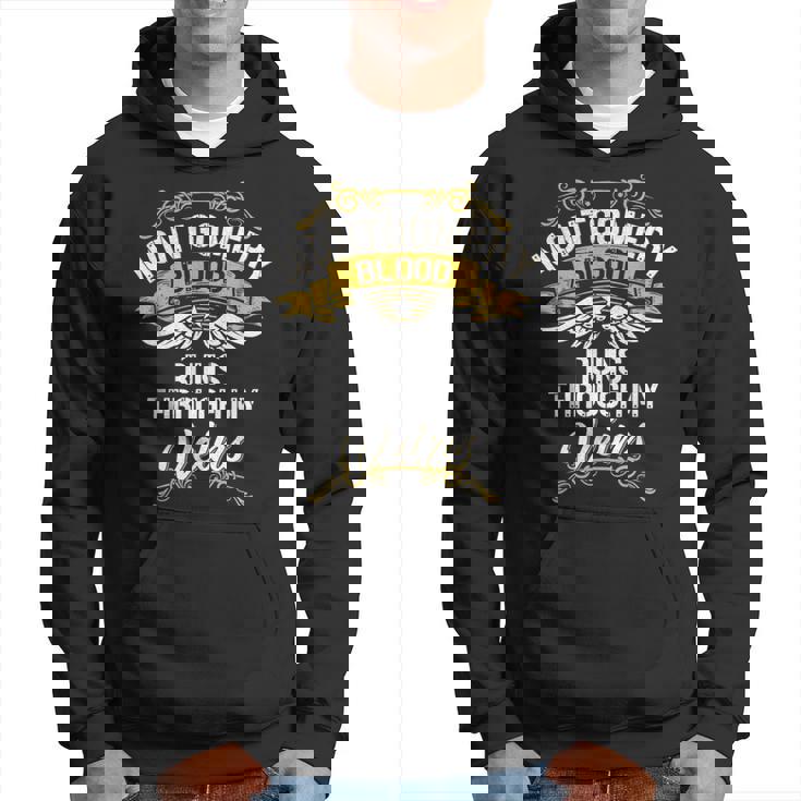 Montgomery Blood Runs Through My Veins Hoodie