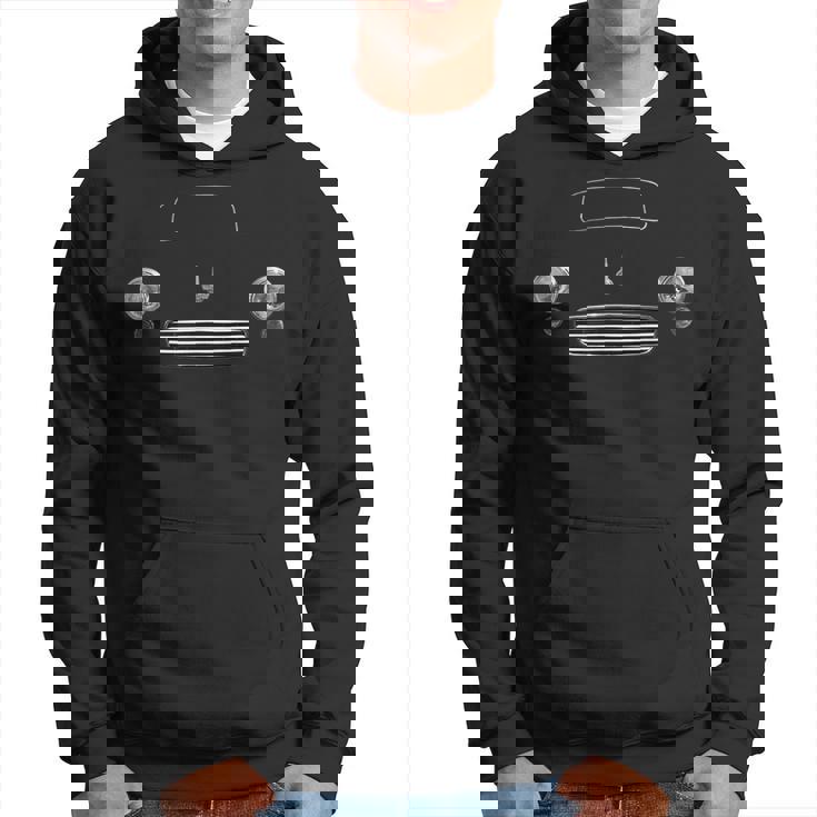 Morris Minor British Classic Car Minimalist Graphic Morris Funny Gifts Hoodie