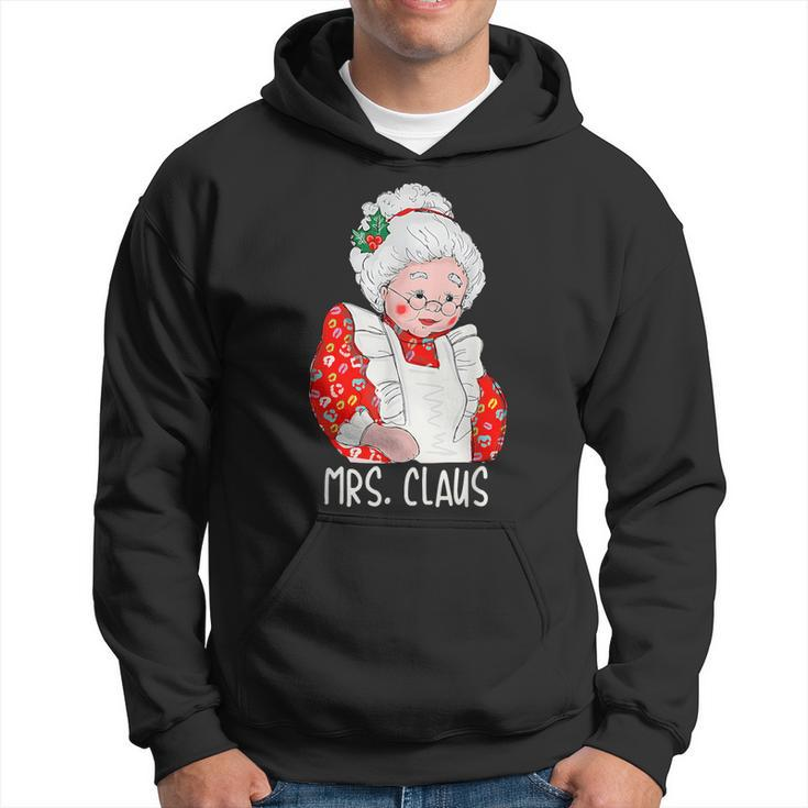 Mrs And Mr Santa Claus Couples Matching Christmas Pajamas Hoodie