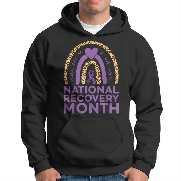 National Recovery Month Warrior Addiction Recovery Awareness Hoodie