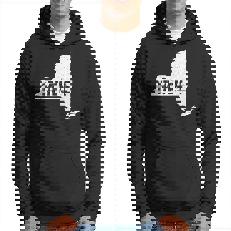 Native New Yorker Patriotic American Born Usa New York Love Hoodie