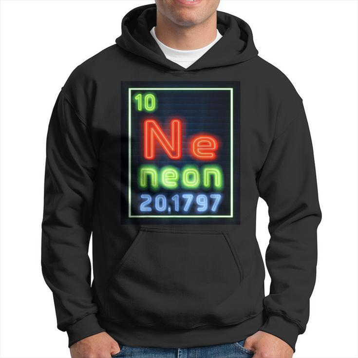 Neon Element Of The Chemistry Periodic Table Science Nerds Hoodie