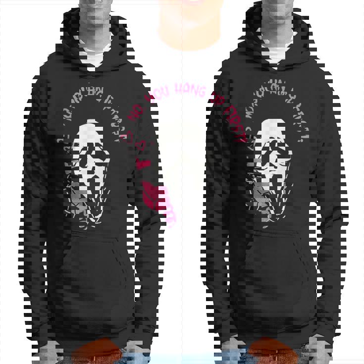 No You Hang Up First Ghost Calling Halloween Horror Hoodie